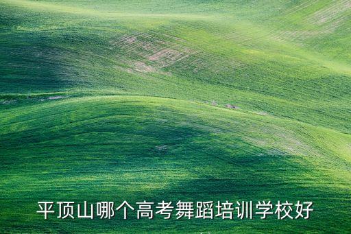 平顶山哪个高考舞蹈培训学校好