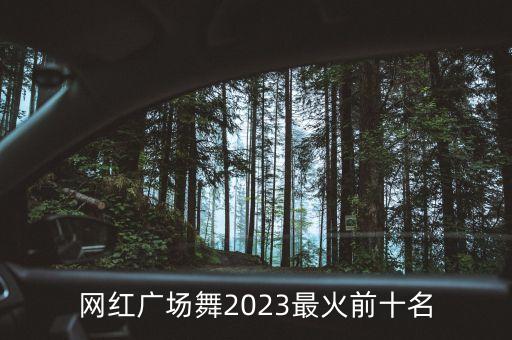 网红广场舞2023最火前十名
