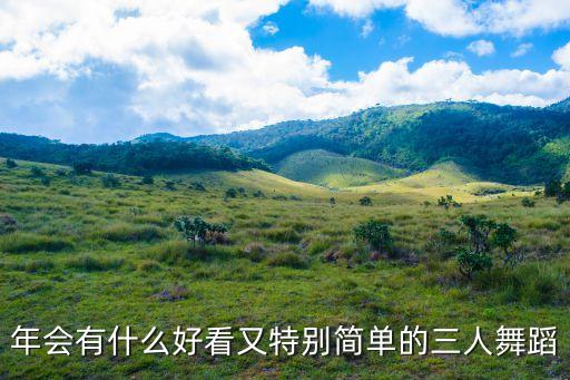 年会简单舞蹈集体舞，年会有什么好看又特别简单的三人舞蹈