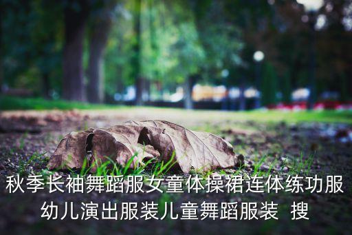 秋季长袖舞蹈服女童体操裙连体练功服幼儿演出服装儿童舞蹈服装  搜