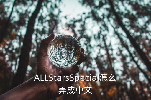 ALLStarsSpecial怎么弄成中文