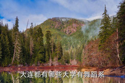 大连都有哪些大学有舞蹈系