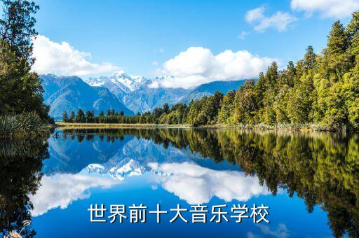 世界前十大音乐学校