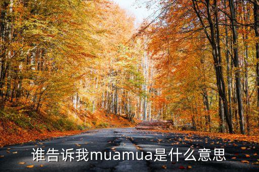 谁告诉我muamua是什么意思
