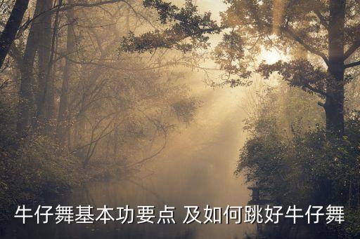 怎么记牛仔舞的跳法，牛仔舞的弹跳怎么跳