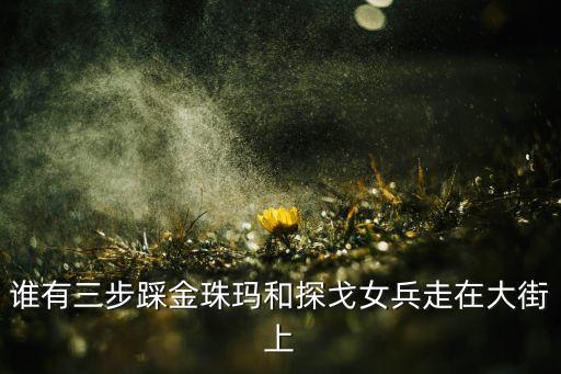 谁有三步踩金珠玛和探戈女兵走在大街上