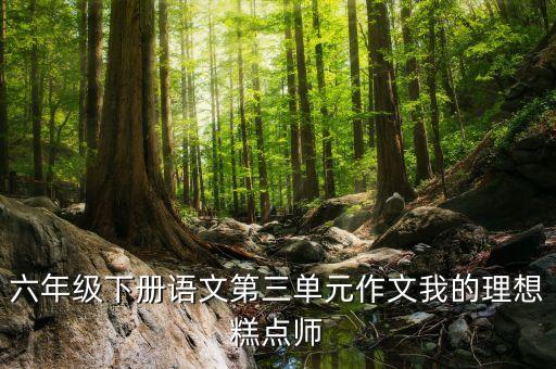 六年级下册语文第三单元作文我的理想糕点师