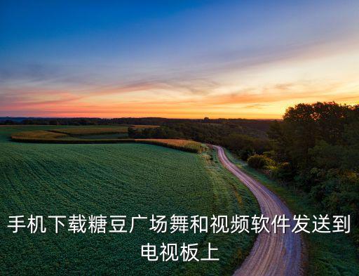 手机下载糖豆广场舞和视频软件发送到电视板上
