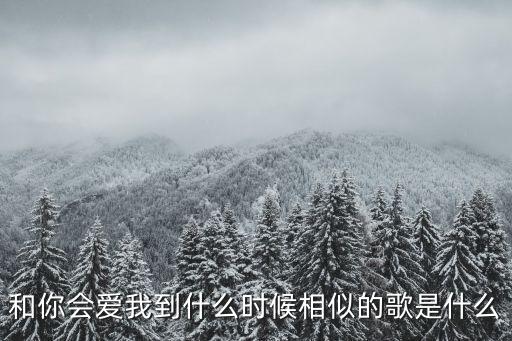 和你会爱我到什么时候相似的歌是什么