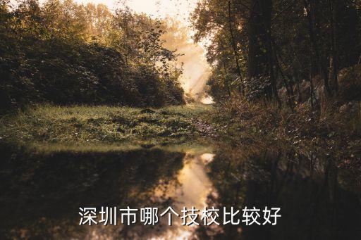 深圳市哪个技校比较好
