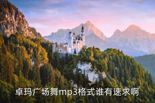 卓玛广场舞mp3格式谁有速求啊