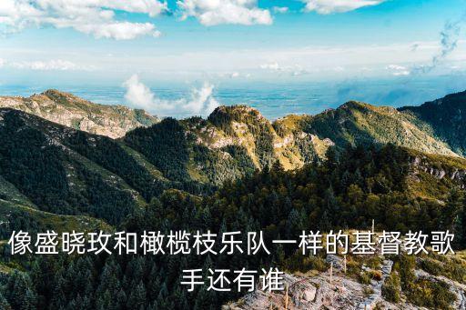 像盛晓玫和橄榄枝乐队一样的基督教歌手还有谁