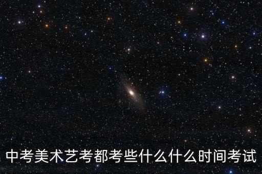 初三中考艺考美术，中考美术艺术生考什么