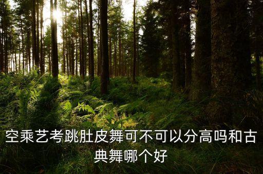 空乘艺考跳肚皮舞可不可以分高吗和古典舞哪个好