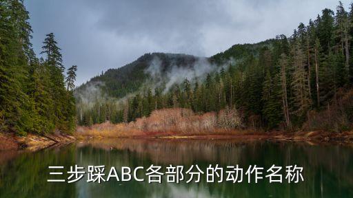 广场舞三步踩有哪些步骤，三步踩ABC各部分的动作名称