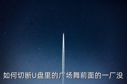 如何切断U盘里的广场舞前面的一厂没