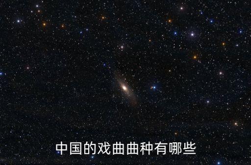 中国的戏曲曲种有哪些