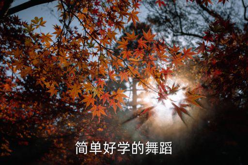 舞蹈教学简单易学，什么流行舞蹈简单好学