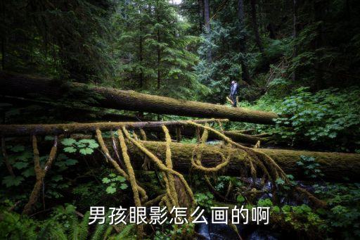 男童眼影的画法图片，眼影的画法怎么画能使眼影晕染开来