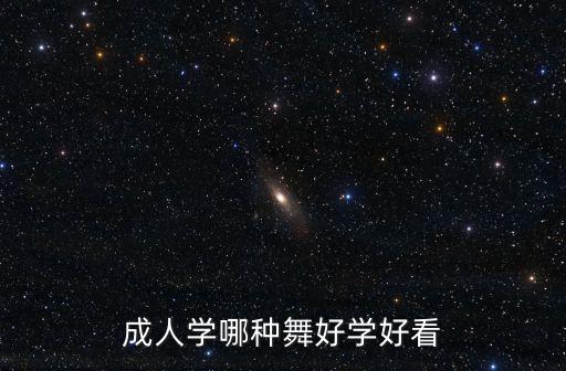 成人学哪种舞好学好看
