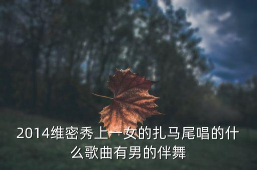 2014维密秀上一女的扎马尾唱的什么歌曲有男的伴舞