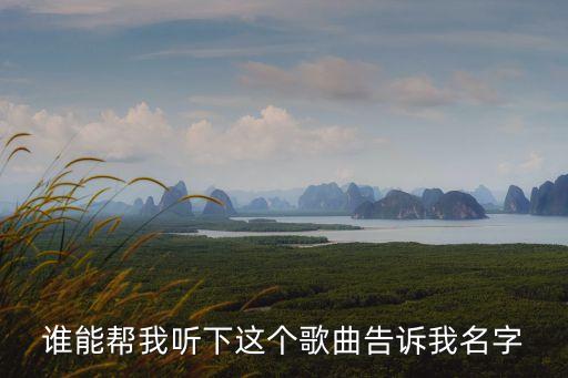 谁能帮我听下这个歌曲告诉我名字