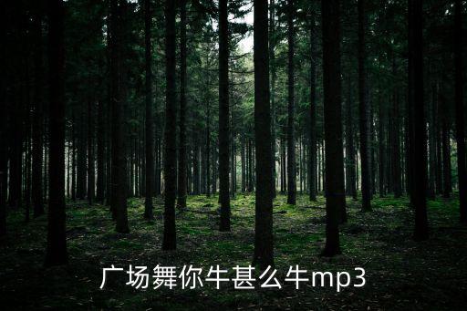 广场舞茉莉你牛什么牛，广场舞你牛甚么牛mp3