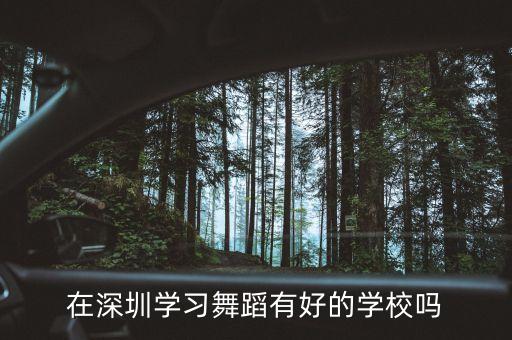 在深圳学习舞蹈有好的学校吗