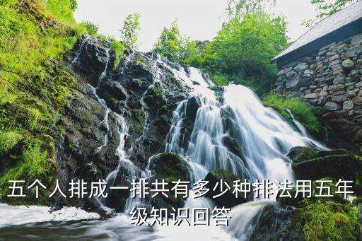 五个人排成一排共有多少种排法用五年级知识回答