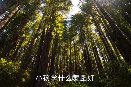 小孩学什么舞蹈好