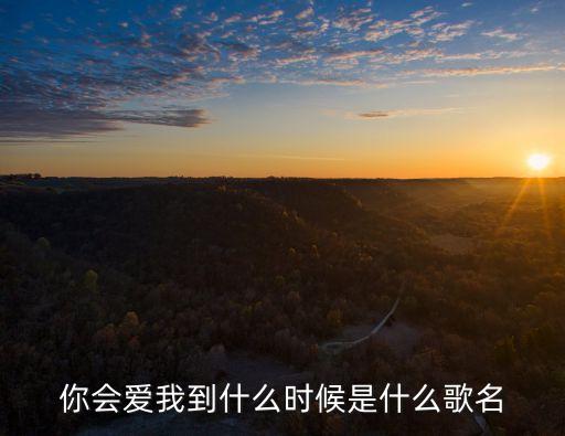 你会爱我到什么时候是什么歌名