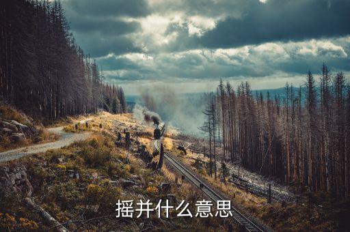什么叫摇并，摇并什么意思