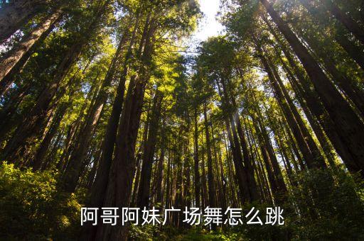 阿哥阿妹广场舞怎么跳