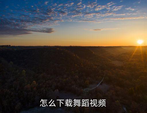 怎么下载舞蹈视频
