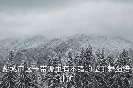盐城市区一带哪里有不错的拉丁舞蹈培训班