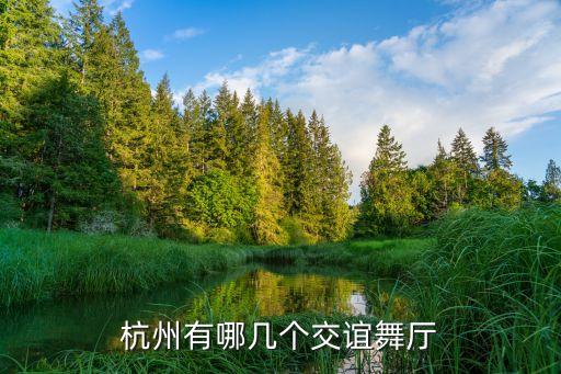 杭州有哪几个交谊舞厅