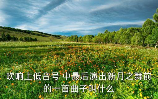 吹响上低音号 中最后演出新月之舞前的一首曲子叫什么