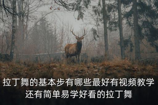拉丁舞的基本步有哪些最好有视频教学还有简单易学好看的拉丁舞