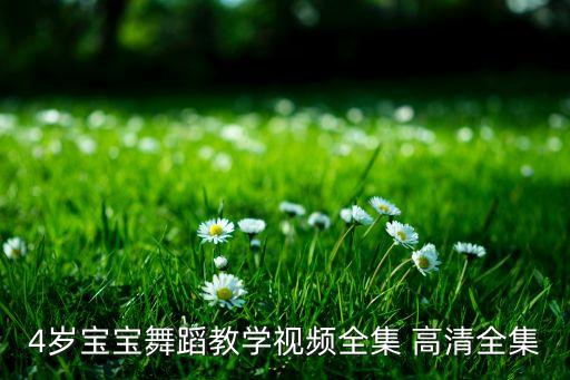4岁宝宝舞蹈教学视频全集 高清全集