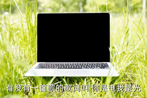 有没有一首歌的歌词叫 你是电我是光