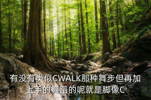 有没有类似CWALK那种舞步但再加上手的舞蹈的呢就是脚像C
