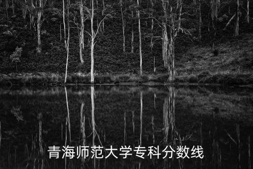 青海师范大学专科分数线