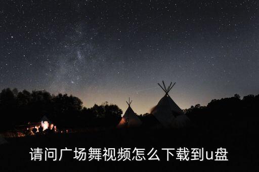 请问广场舞视频怎么下载到u盘
