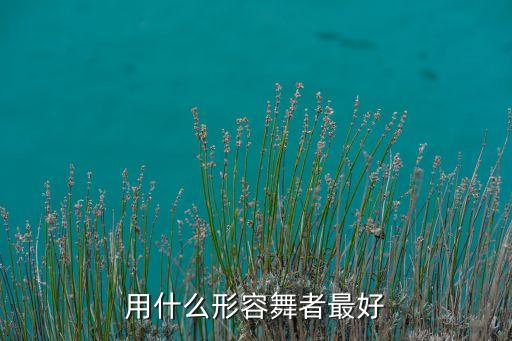 用什么形容舞者最好