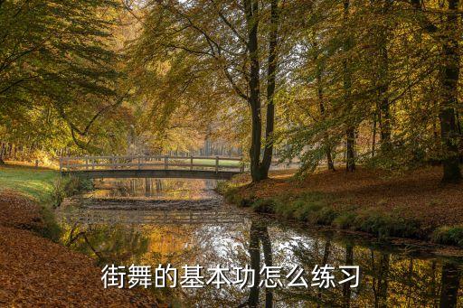 街舞如何练基本，街舞的基本功怎么练习