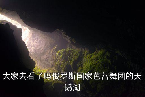 大家去看了吗俄罗斯国家芭蕾舞团的天鹅湖