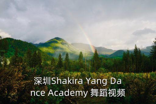 深圳Shakira Yang Dance Academy 舞蹈视频