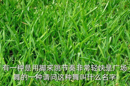 以脚为主是什么广场舞，叶子广场舞脚歩舞曲名叫什么