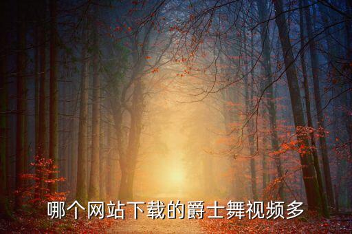 哪个网站下载的爵士舞视频多