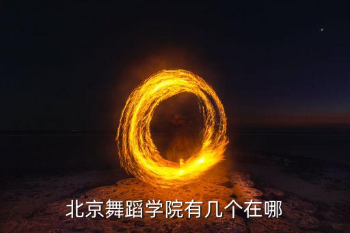 北京哪里有舞蹈学校，北京舞蹈学院有几个在哪